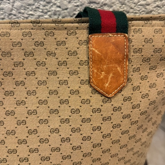 Vintage Gucci Monogram Shoulder Bag - Picture 10 of 10